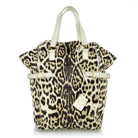 sac yves saint laurent epaule|sac pony leopard ysl.